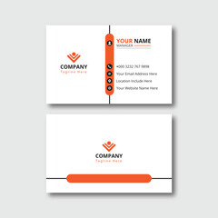 Creative and clean corporate business card template 
 vector illustration
