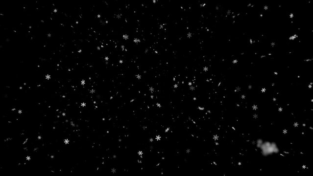 Realistic Snow and Snowflakes animation with seamless Loop, High Quality Winter and Christmas Theme Animation, Extend the duration as required with Seamless Loop
