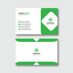 Vector modern creative and clean business card template
