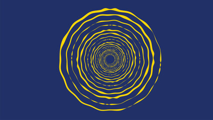 Fototapeta premium Abstract creative spiral simple background. This minimalist design is perfect background for any project. This creative line art can be used as a banner or logo.