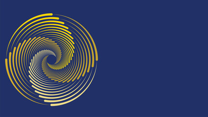 Abstract creative spiral simple background. This minimalist design is perfect background for any project. This creative line art can be used as a banner or logo.