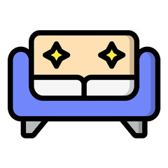 Sofa Vector Icon Design Illustration