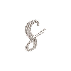 hand drawn alphabet letters drawing