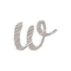 hand drawn alphabet letters drawing