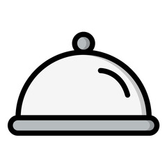 Cloche Vector Icon Design Illustration