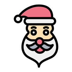 Santa claus Vector Icon Design Illustration