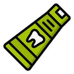 Toothpaste Vector Icon Design Illustration