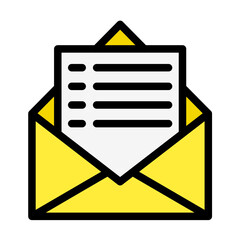 Email Vector Icon Design Illustration