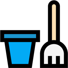 Mop Vector Icon Design Illustration