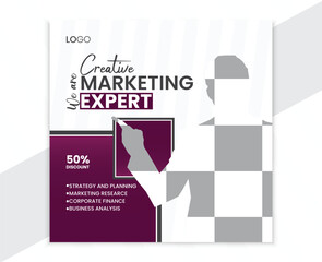 Business Social Media Post Design Template Vector Corporate Poster Banner Design, Real Estate Poster.