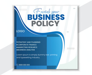 Business Social Media Post Design Template Vector Corporate Poster Banner Design, Real Estate Poster.