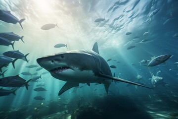 Obraz na płótnie Canvas shark, Generative AI