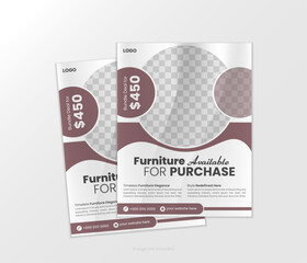 Interior Business Flyer Template Layout