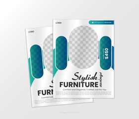 Interior Business Flyer Template Layout