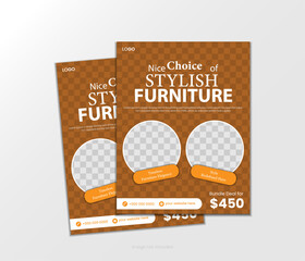 Interior Business Flyer Template Layout