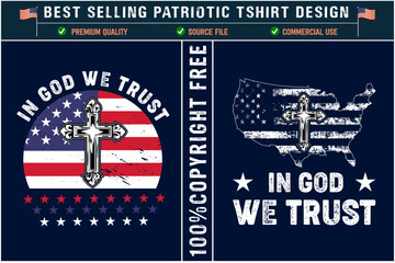 In god we trust usa grunge flag christian tshirt design,best christian,usa grunge flag 