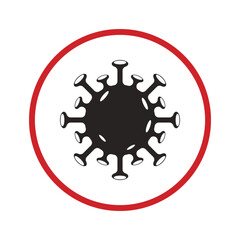 Monkey pox outbreak icon or Pandemic icon