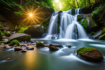 waterfall in the forest