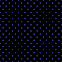 Fototapeta na wymiar Blue Polka dots pattern.