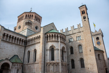 Detail Of The Castle Of Trento, In Northern Italy,