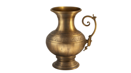 antique vase isolated on white transparent Background PNG