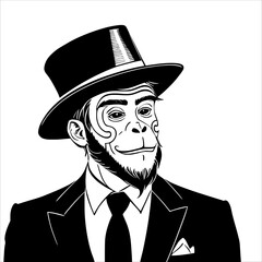 A Business Monkey: Achieving Success in a Suit and Tie 
