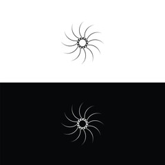 Circle vector logo template illustration