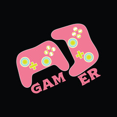 Gaming T-shirt design