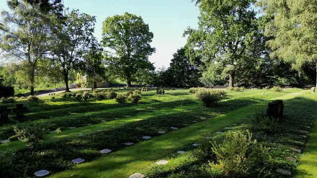 The silent witnesses. A look at the graves of the fallen soldiers who died in a senseless war.
