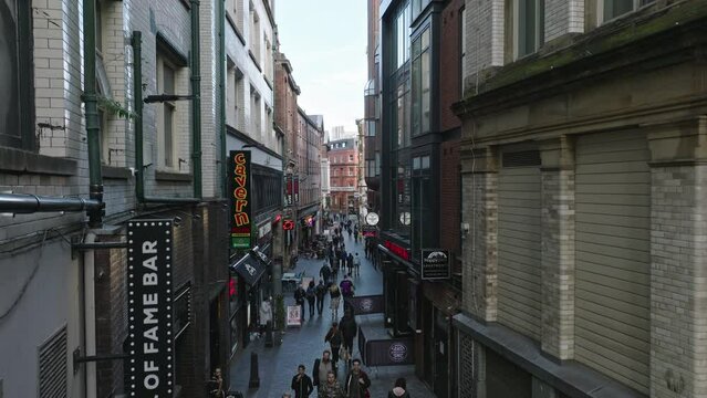 Feel the thrill as you fly over Liverpool FC's home ground, catching the "You'll Never Walk Alone" spirit.