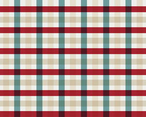 plaid christmas surface pattern design vector. Tartan plaid on background. Plaid patterns for wrapping paper, packaging, scrapbooking, fabric and other decorative.
