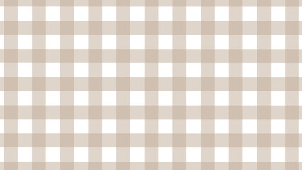 Beige plaid fabric texture as a background
