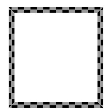 black and white photo frame
