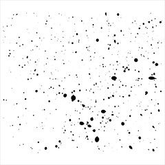 Splashes, dots, orange monochrome spots, traces of paint