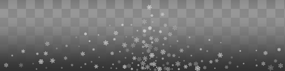 Silver Snow Vector Burgundy Panoramic Background.