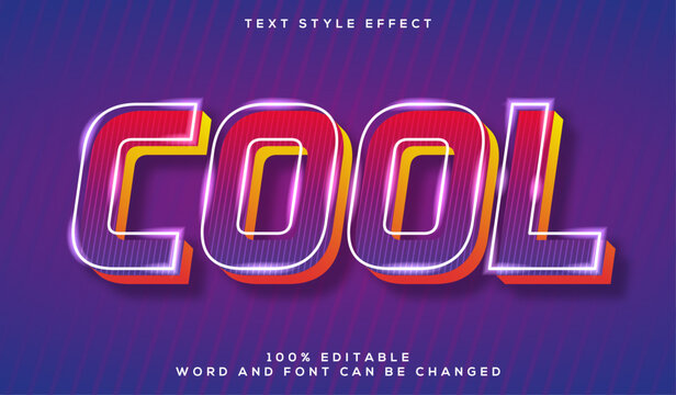 Abstract purple text effect
