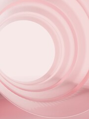 3D Rendering Minimal Studio Shot Pastel Color Transparent Acrylic Board and Round Window with Sunlight Product Display Background for Fashion, Cosmetics and Trendy Products..