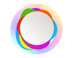 abstract colorful circle background