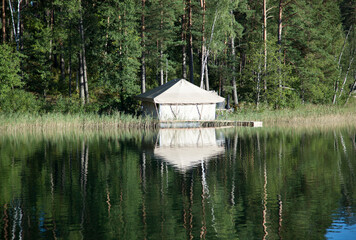 Camping Tiny House By Baltis Lake