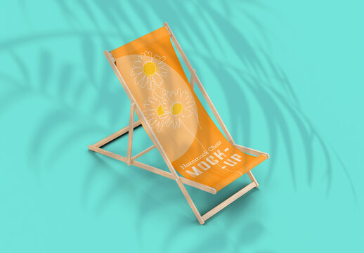 Folding Beach Chair Mockup