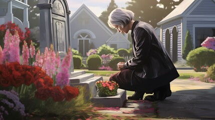 Paying respects