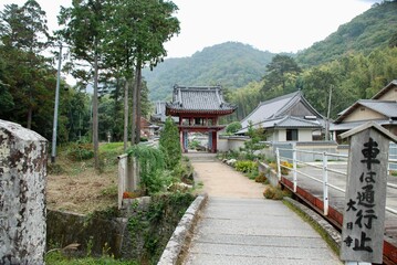 Fototapeta na wymiar Fourth temple of the Shikoku Pilgrimage, Dainichi-ji in Japan