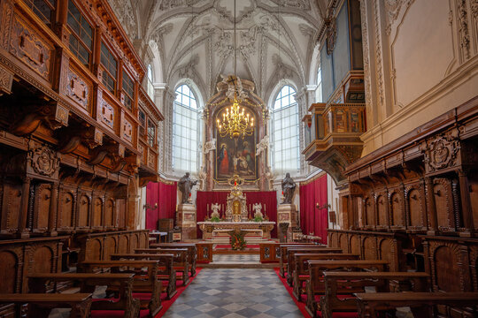Choirstalls and Altar at Hofkirche (Court Church) - Innsbruck, Austria