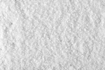 Coarse sea salt background and texture, top view