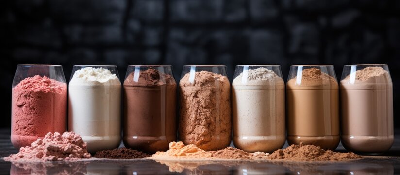 Protein shake and powder for fitness