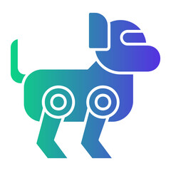 robotic dog icon