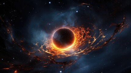 Evidences of a phenomenally massive supermassive black hole disrupting the tranquility of a galactic core, inducing powerful gravitational waves that resonate throughout the galaxy. Mod3f