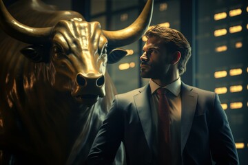Stock Market Strategist: The Bullish Approach
 - obrazy, fototapety, plakaty