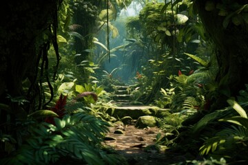 Math in the Wild: 8K Hyper-Realism in Jungle Shapes
