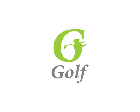 letter G golf logo
